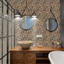 LA018 Giả Da Ngói Miếng Dán Retro Cobblestone Sàn Miếng Dán Trang Trí Nhà Cửa Tự Dính Chống Thấm Nước DIY Dán Tường