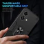 Dành Cho ZTE Blade A35e Vỏ Giáp Chắc Chắn Có Giá Đỡ Nhẫn Vỏ Bảo Vệ Chân Đế