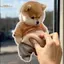 TRTR 1 / 5 Cái 3D Chó Con Dễ Thương Stier Bóp Shiba Inu Stier Tủ Lạnh Trang Trí Tường Silicon Tự Dính Stier VN