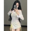 Chia Đồ Bơi Phong Cách Mới Ba Mảnh Phù Hợp Với Nữ Dài Tay Chống Nắng Nhỏ Tươi Ngọt Ngào Nguyên Chất Desire Đi Biển Vac26041308