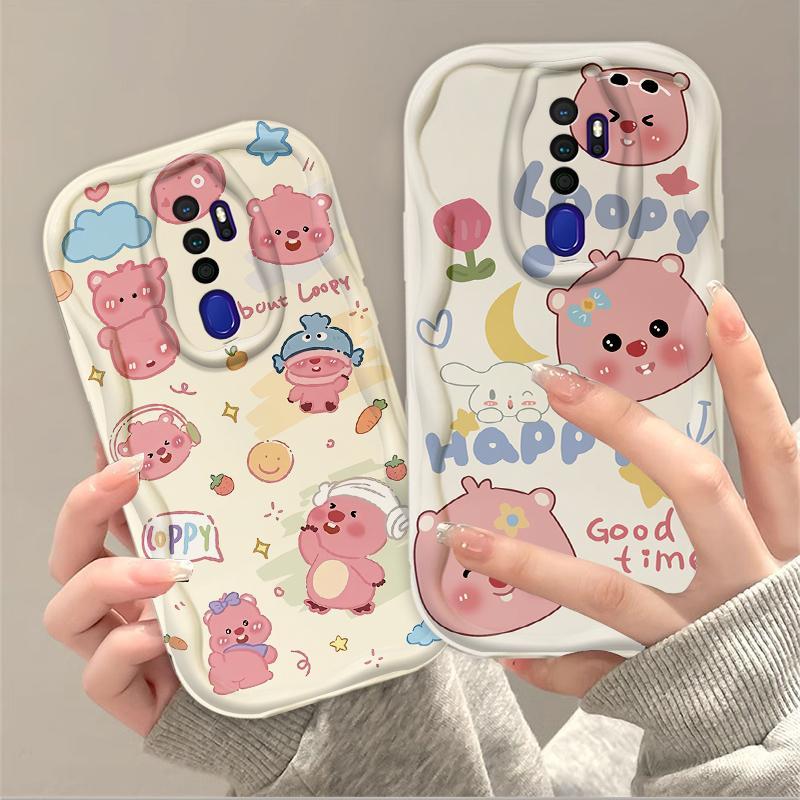 Thích Hợp Cho OPPO A9 2020 A5 2020 3D Cầm Tay Mềm TPU Hoạt Hình Dễ Thương Loopy Vỏ Điện Thoại Chống Sốc