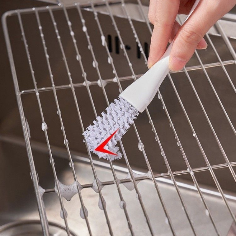 Bàn Chải Vệ Sinh Đa Năng Lông Nylon – Làm Sạch Khe Hẹp, Vỉ Nướng, Bồn Rửa, Máy Hút Mùi Hiệu Quả | 370