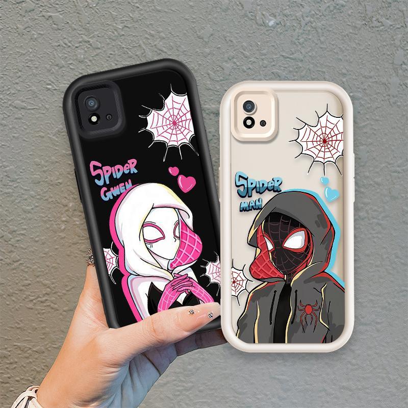 Ốp Lưng Cho Realme C20 C20A C11 2021 Hoạt Hình Phụ Kiện Silicon Mềm Ốp lưng TPU Spider Man Cool Boy Angel Eye Chống Sốc Ốp Lưng