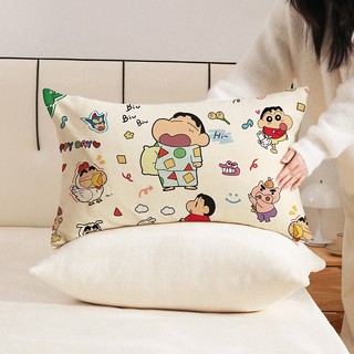 Hoạt Hình Hoạt Hình Phong Cách Nhật Bản Crayon Shin-Chan Vỏ Gối Ký Túc Xá Sinh Viên Vỏ Gối Thân Thiện Với Da 48 * 74cm In Hai Mặt