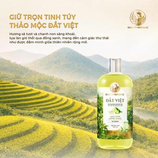 [V] Sữa tắm tẩy tế bào chết Việt giảm nhờn & mụn lưng với BHA Beauty Republic Đất Việt 500ml