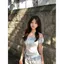 Áo thun ngắn tay hai mảnh chấm bi phong cách Hàn Quốc dành cho nữ mùa hè nhỏ Slim-Fit Sli