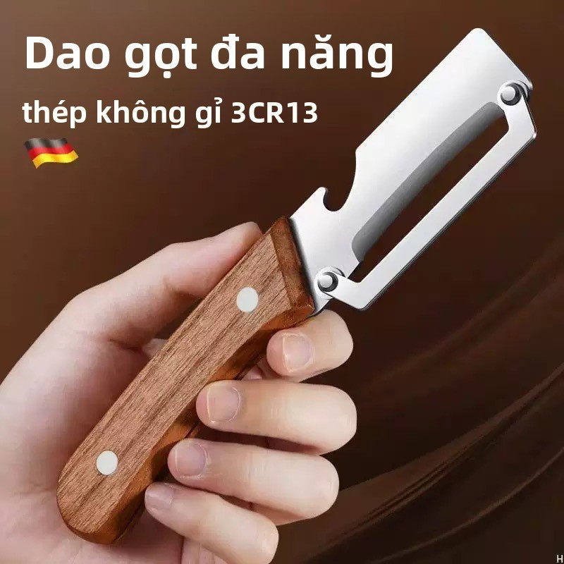 Dụng cụ gọt vỏ đa năng dày cho nhà bếp, inox, gọt mía bí ngô trái cây