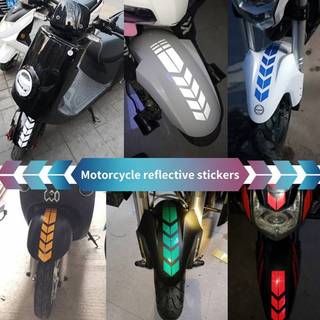 Any2Get5% tắt Đa Năng Xe Máy Phản Quang Stiers Xe Máy Xe Tay Ga Mũi Tên Sọc Fender Đề Can Cảnh Báo Chống Nước Trang Trí
