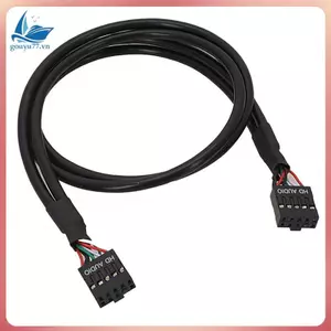 Cáp chuyển đổi USB 9Pin Nữ sang Nữ USB2.0 9Pins Dây kết nối Dây cách ly Máy tính Bo mạch chủ Cáp âm thanh HD