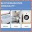 2 gói Nút chặn bồn tắm, Nút chặn bồn tắm silicon lớn 6 inch, Nắp thoát nước hút phẳng, phích cắm bồn tắm cho bồn tắm, nhà bếp, phòng tắm và đồ giặt (Xám) (R F C V)