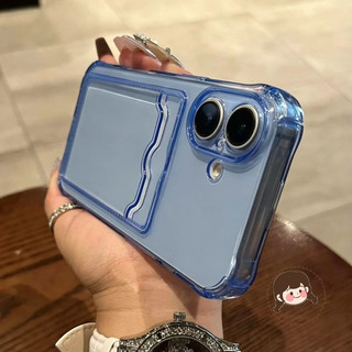 Ốp Điện Thoại Đựng Thẻ Đơn Giản Cho Samsung Galaxy A37 A57 A07 A17 A05 A05S A24 A04 A04E A04S M04 M13 A54 A34 A14 A13 A10 M53 M33 Vỏ Mềm Chống Sốc Bốn Góc Dễ Thương