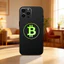 Ốp Điện Thoại Bitcoin TP-1 Cho iPhone17,16,15,14,13,12 Plus, Vỏ Đen Silicon Mềm Max