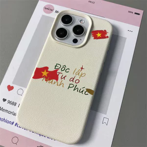Ốp điện thoại bảo vệ camera họa tiết da đơn giản cho iPhone 7/8/Plus/X/XS/11/12/13/14/15/16/17/Pro/Max/Air