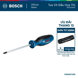 Tua Vít Đầu Hoa Thị PZ2x125mm Bosch 1600A01V08 – Siết Chặt Vững Vàng, Chuẩn Đức