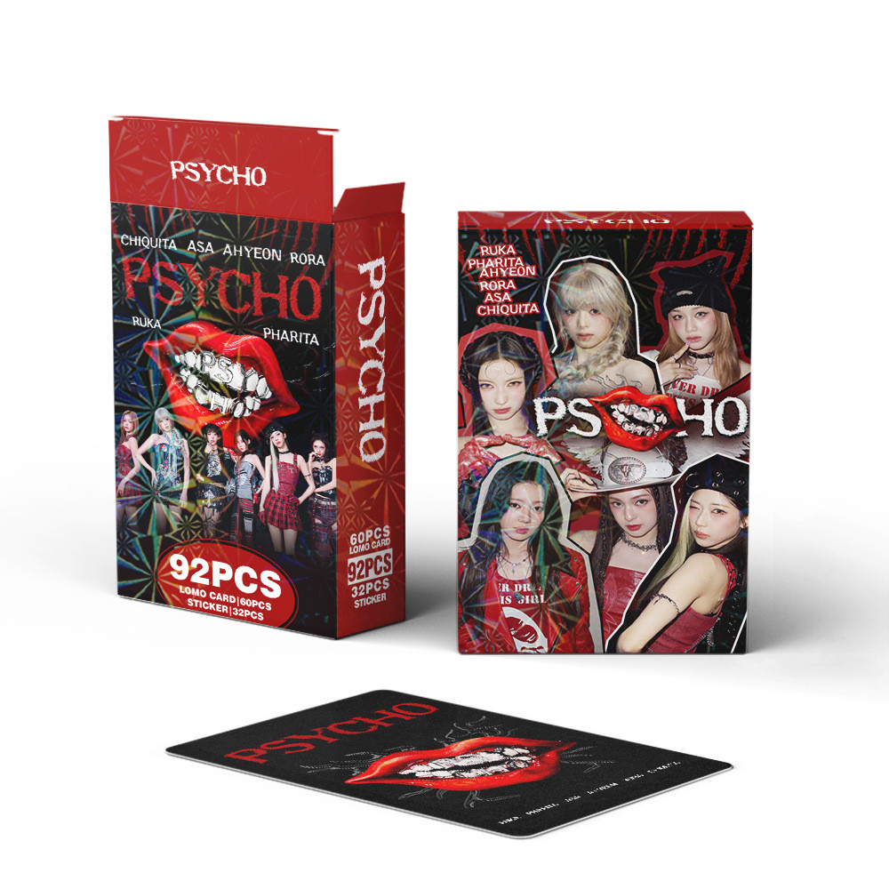 92 Cái / hộp BABYMONSTER PSYCHO Album Lomo Cards WE GO UP HOT SAUCE CHIQUITA Dán SHEESH CLICK CLAK Photocards AHYEON ASA RAMI PHARITA RUKA RORA Bưu Thiếp YM