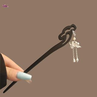 Kẹp tóc phong cách Trung Quốc, thiết kế hoa ngọc trai, phù hợp phối đồ thời trang