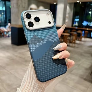 [JLK] Ốp Điện Thoại Sợi Carbon Kelvar Sang Trọng Cho iPhone 17 Pro Max Sạc Không Dây Từ Tính Siêu Mỏng Cứng Nhiều Màu Sắc
