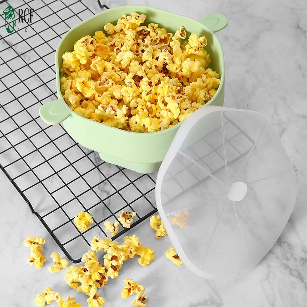 Lò vi sóng tự chế Nồi bỏng ngô silicon chịu nhiệt Nồi tự nổ có nắp cho đồ dùng nấu ăn nhà bếp
