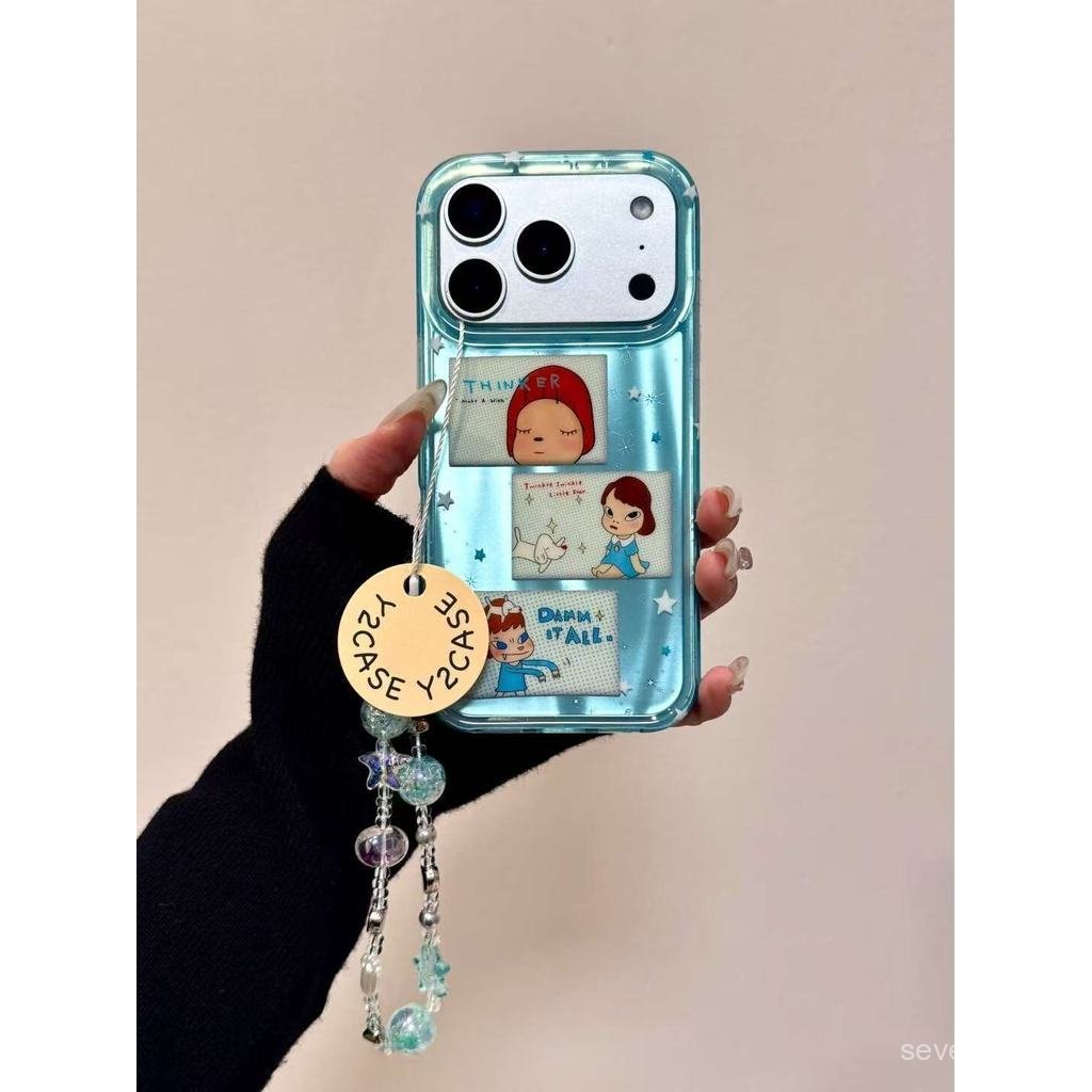 Ốp Điện Thoại Thích Hợp Cho iPhone 11 12 13 14 15 16 17 Pro max Plus Air Cartoon Miyage Graffiti Yoshitomo Nara Vỏ Bảo Vệ Chống Sốc Bao Gồm Tất Cả ZUA3