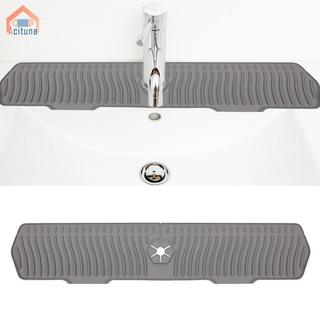 Acutuna Silicone Bồn Rửa Vòi Thảm Bồn Rửa Nhà Bếp Bắn Bảo Vệ, Tấm Thoát Nước 76cmx15.3cm Tấm Sấy Thấm Hút Cho Phòng Tắm Phòng Giặt