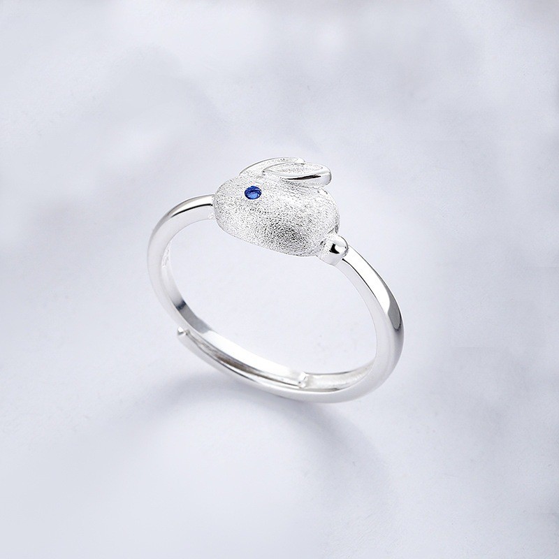 Nhẫn thỏ dễ thương bạc s925