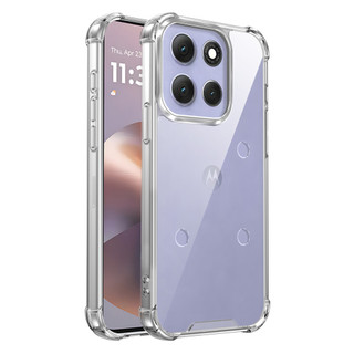 Dành Cho Motorola Moto G86 5G / G86 Power 5G Ốp điện thoại Pha Lê Trong Suốt Cứng Chống Mài 4 Vỏ Mỏng Chống Sốc