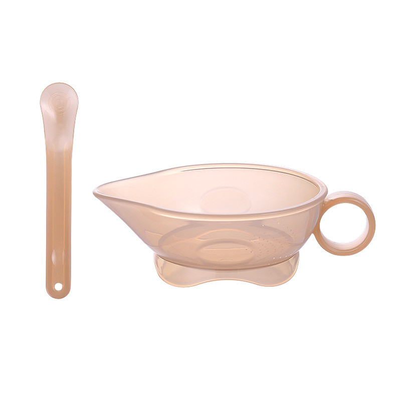 Bé Đại Bàng Miệng Bát Ăn Sơ Sinh Cho Bé Đa Năng Uống Congee Ăn Dụng Cụ Tiện Dụng Vòng Cung Mài Cơm Dán Bổ Sung Bát Thực Phẩm 12.28