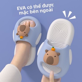 Dép EVA Capybara cho bé – Dép lê mềm nhẹ, chống trượt, dùng tắm & mang trong nhà
