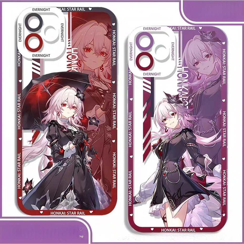 Ốp Lưng Cho Samsung Galaxy A12 A03 A32 A23 A52 A54 A50 A50S A30S A22 A53 A03S A22 A13 A04S Vỏ Evernight Honkai Star Rail Game Mềm Nóng Dễ Thương Trong Suốt