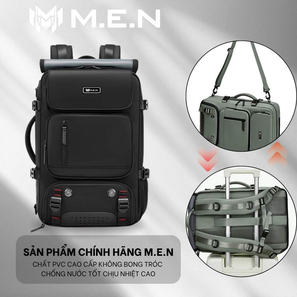 Balo văn phòng unisex Ales cuộn Men Atric đa chức năng [XU HƯỚNG MỚI]
