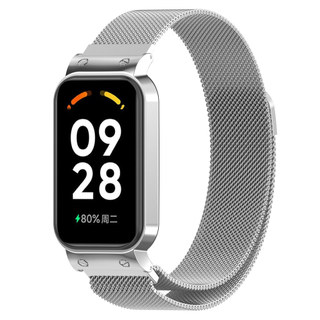 Dây đeo bằng thép không gỉ Dây đeo Milanese thoáng khí cho Redmi Smart Band 2 3 / Xiaomi Smart Band 8 9 Active