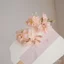 Khí chất ngọt ngào hoa anh đào tú cầu kẹp tóc cảm giác bơ mô phỏng lụa hoa điểm xuyết trăm phù hợp cổ điển Hán phục trang sức