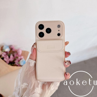 Hộp đựng thẻ họa tiết vải thiều cao cấp phù hợp cho vỏ điện thoại Apple 17promax, hộp đựng thẻ iPhone 15, tích hợp 16 ví đựng tiền xu, 14 hộp đựng đầy đủ vỏ bọc chất liệu bao quy đầu