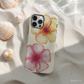 Ốp Điện Thoại Thích Hợp Cho iPhone Vỏ Phim Hai Trong Một Hoa Vàng Thích Hợp Cho iPhone17p / 15 / 14pro / 13 / 12 / 11 Vỏ Bảo Vệ Q0ZJ
