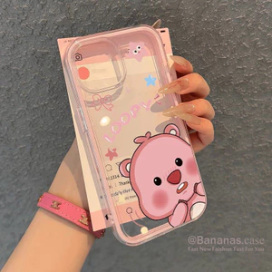 Ốp Điện Thoại Mềm Loppy Hoạt Hình Dễ Thương Cho iPhone 17 16 15 14 13 12 11 Pro Max