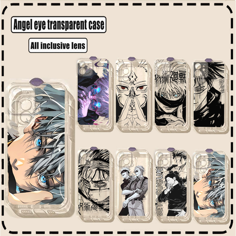 Ốp Điện Thoại Anime Jujutsu Kaisen Gojo Cho Redmi A5 A3 A2 A1 Note 12 11 10 8 Plus Pro MAX 10S 12S POCO C61 Cover Hoạt Hình Trong Suốt Mềm Mại