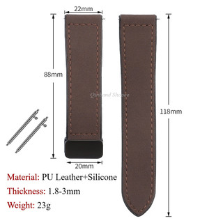 Dây đeo đồng hồ bằng da có khóa từ tính 20mm 22mm Dây đeo đồng hồ phát hành nhanh Khóa từ tính cho nam nữ Đồng hồ thông minh