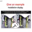 Giá đỡ gắn phổ quát cho giá đỡ gắn đèn pha sửa đổi cản Xe Máy Giá đỡ cột mở rộng Đèn pha