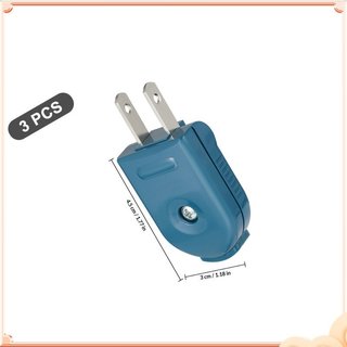 3 Cái Nam Cắm Điện Cuối PVC Sky Xoay 90 Độ Dây Nối Dài Bộ Chuyển Đổi Cho Thiết Bị Gia Dụng