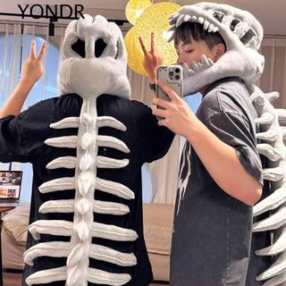 Bộ xương khủng long YONDR Cos Đạo cụ, Đồ chơi sang trọng hình khủng long ngộ nghĩnh mới lạ, Trang phục Halloween 3D Bộ trang phục bộ xương khủng long mềm mại thoải mái Trang phục Đạo cụ chụp ảnh