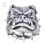 Thắt lưng nam Bulldogs hợp kim, phong cáchcowboys punk thời trang màu xanh dương