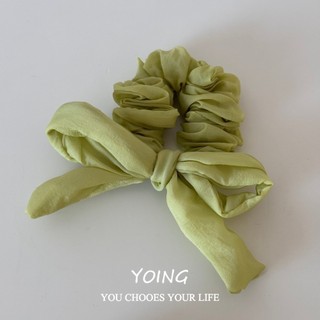 Dây buộc tóc Scrunchy phong cách Hàn Quốc màu trơn, chất lượng cao cấp