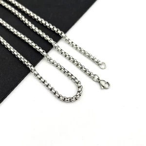 Vòng cổ chuỗi Rolo bằng thép không gỉ dành cho nam - Không gây dị ứng và bền bỉ