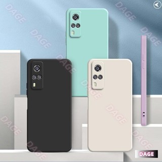 Ốp lưng cho Vivo Y31, Màu trơn Vivo Y31 Vỏ bảo vệ silicon chống rơi màu trơn đơn giản
