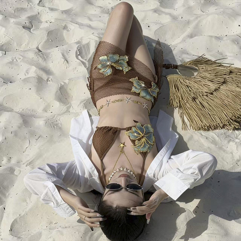 Bikini Ba Mảnh Cho Nữ - Phong Cách Hot Girl Trên Instagram, Đồ Bơi Đi Biển Hè