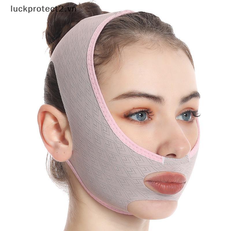luckpro Dây đeo nâng cơ mặt V-Shaper giảm béo, nâng cằm, giảm nhăn, dụng cụ chăm sóc da