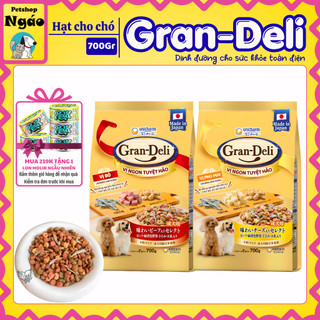 Hạt Thức Ăn Cho Chó GRAN DELI 700g Nhật Bản, Vị Phô Mai & Bò, Thơm Ngon, Nhiều Dinh Dưỡng