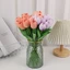 ROLY 10 Chiếc Bó Hoa Tulip, Hoa Tulip Nhân Tạo Chống Phai Màu Nhánh Dài, Cảm Ứng Thật Như Thật Hoa Tulip Nhân Tạo Hoa Giả Cưới