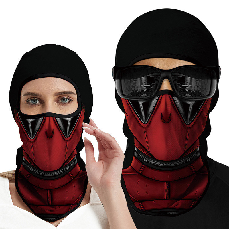 Mặt nạ chống gió kiểu mũ trùm đầu SKULL Balaclava, phù hợp cho thể thao ngoài trời