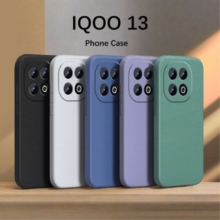 [Phong cách mới] Dành cho vỏ IQOO 13 Vỏ silicon chống rơi Full Case Vỏ điện thoại màu trơn cổ điển